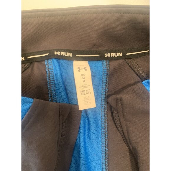 C-201)Under Armour HeatGear Fitted 1/4 Zip Pullover Shirt Womens Medium charcoal - Picture 6 of 7